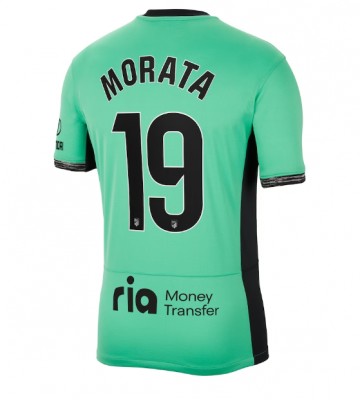 Atletico Madrid Alvaro Morata #19 Kolmaspaita 2023-24 Lyhyet Hihat